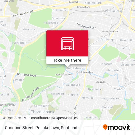 Christian Street, Pollokshaws map