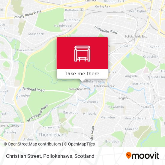 Christian Street, Pollokshaws map