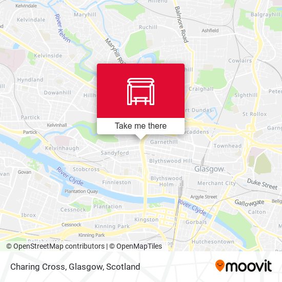 Charing Cross, Glasgow map