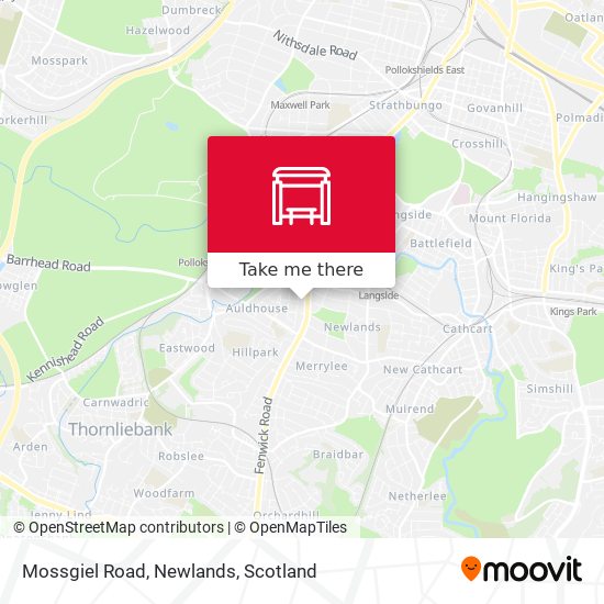 Mossgiel Road, Newlands map