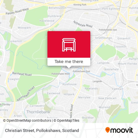 Christian Street, Pollokshaws map