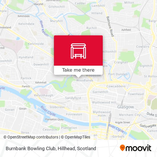 Burnbank Bowling Club, Hillhead map
