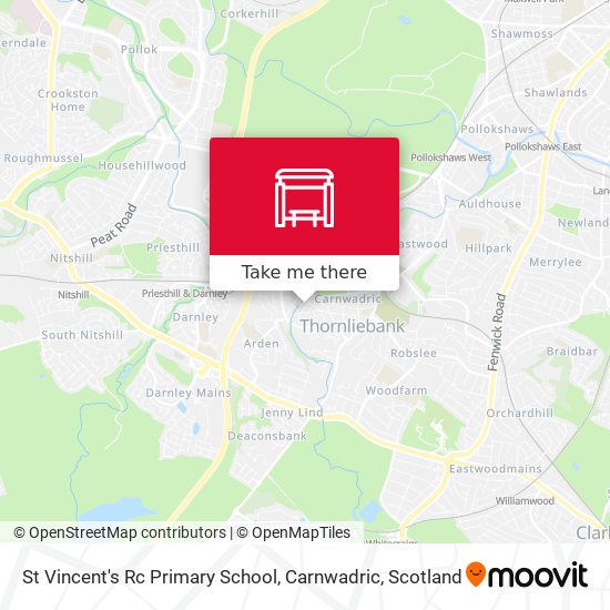 St Vincent's Rc Primary School, Carnwadric map