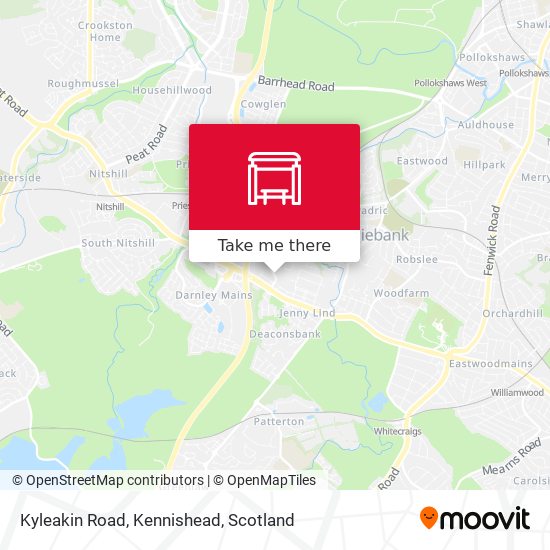 Kyleakin Road, Kennishead map