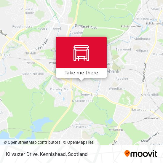 Kilvaxter Drive, Kennishead map