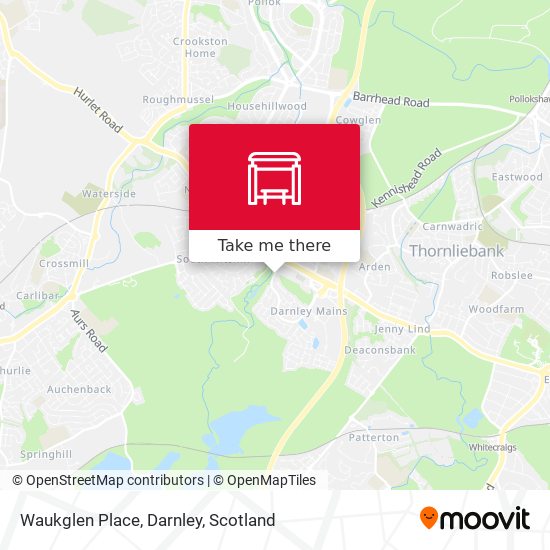 Waukglen Place, Darnley map