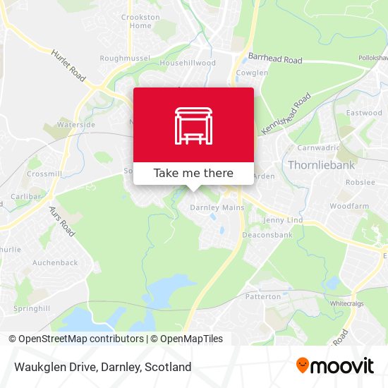 Waukglen Drive, Darnley map