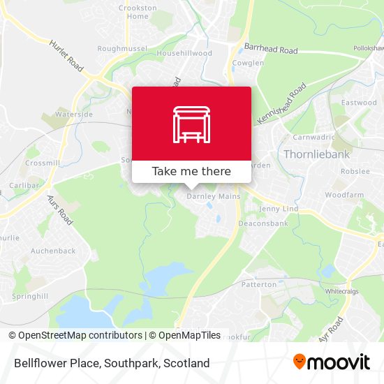 Bellflower Place, Southpark map