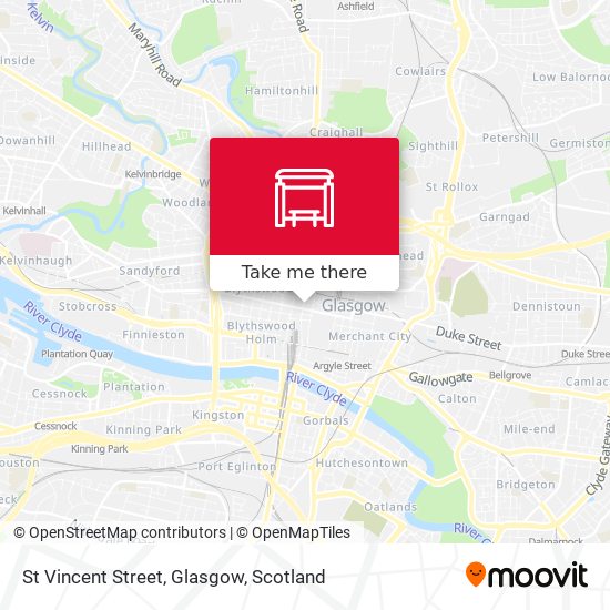 St Vincent Street, Glasgow map