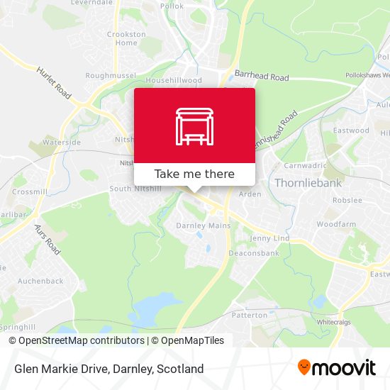 Glen Markie Drive, Darnley map
