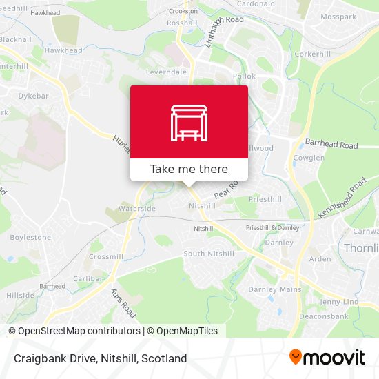 Craigbank Drive, Nitshill map