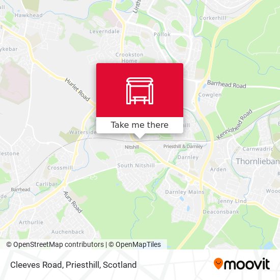 Cleeves Road, Priesthill map