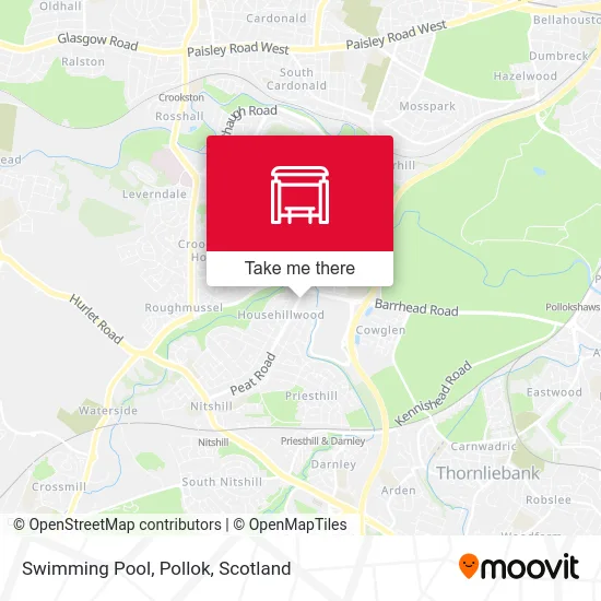 Swimming Pool, Pollok map