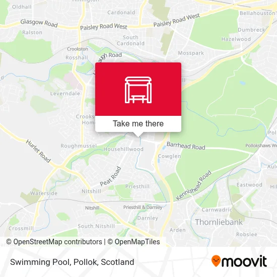 Swimming Pool, Pollok map