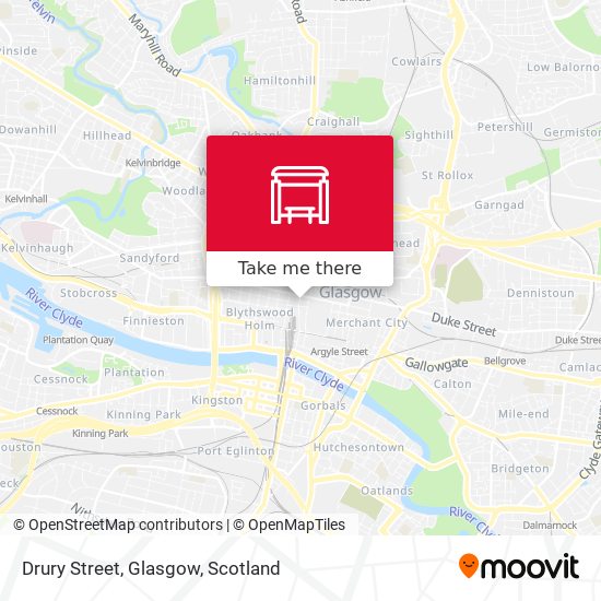 Drury Street, Glasgow map