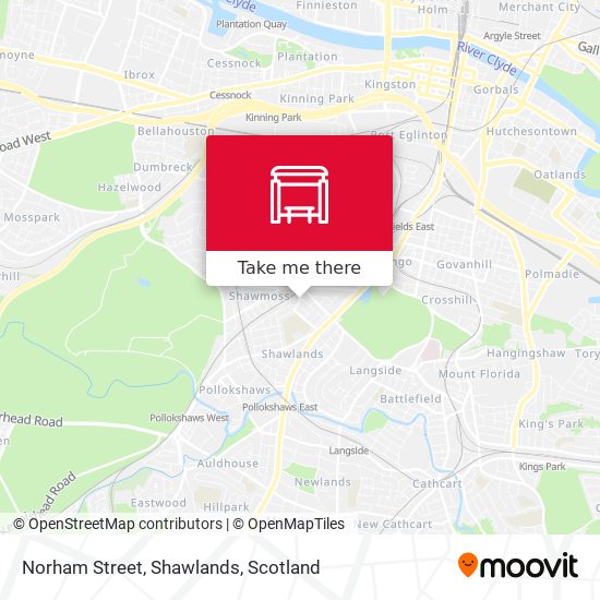 Norham Street, Shawlands map