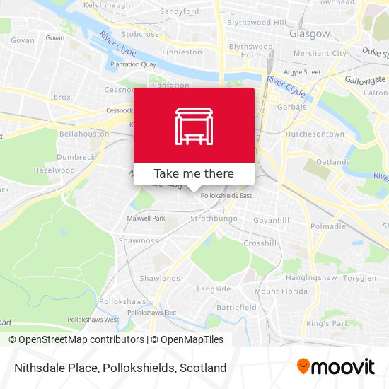 Nithsdale Place, Pollokshields map