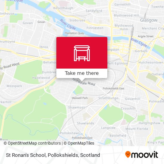 St Ronan's School, Pollokshields map