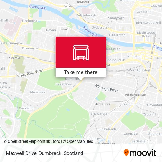 Maxwell Drive, Dumbreck map