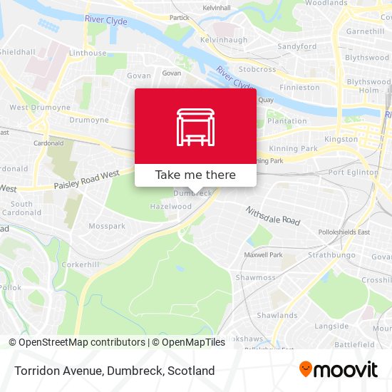 Torridon Avenue, Dumbreck map