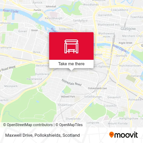 Maxwell Drive, Pollokshields map