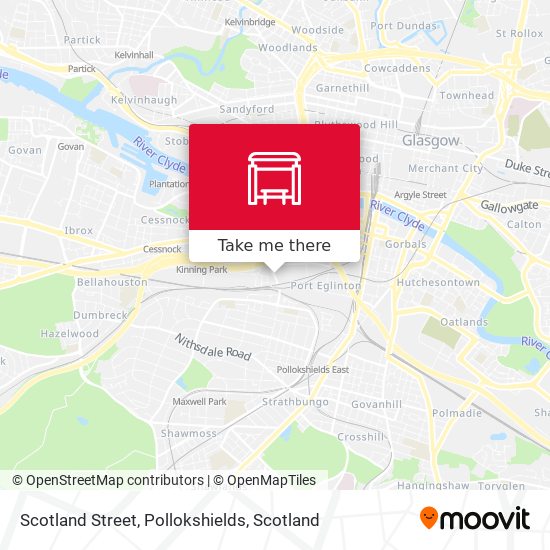 Scotland Street, Pollokshields map