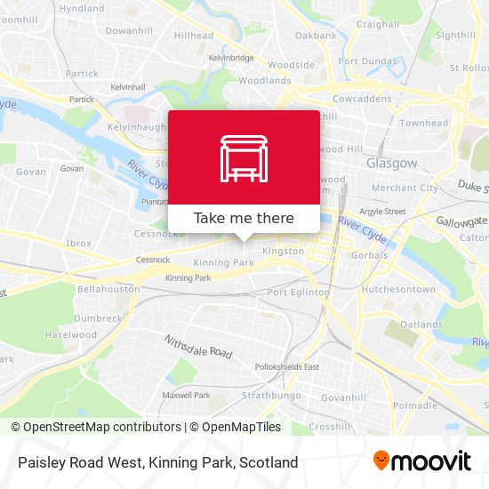 Paisley Road West, Kinning Park map