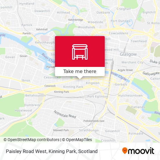 Paisley Road West, Kinning Park map