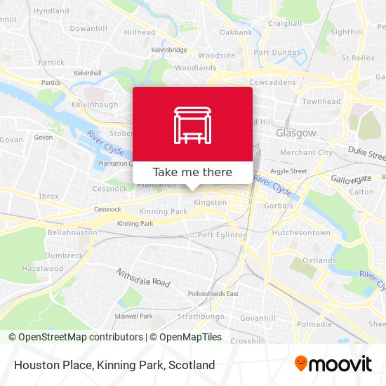 Houston Place, Kinning Park map