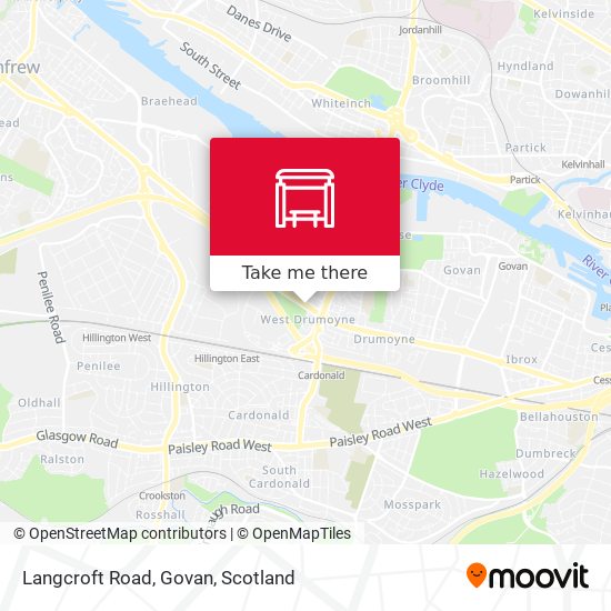 Langcroft Road, Govan map