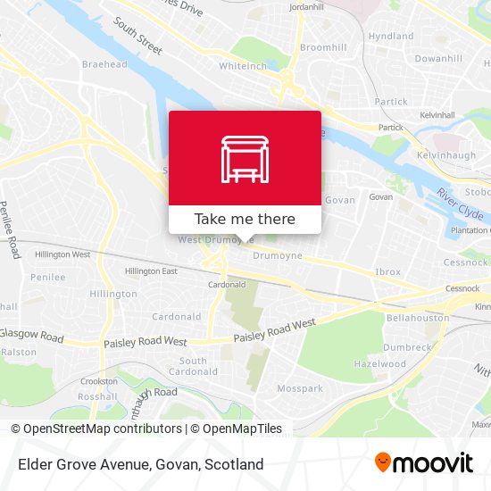 Elder Grove Avenue, Govan map
