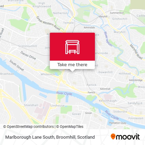 Marlborough Lane South, Broomhill map