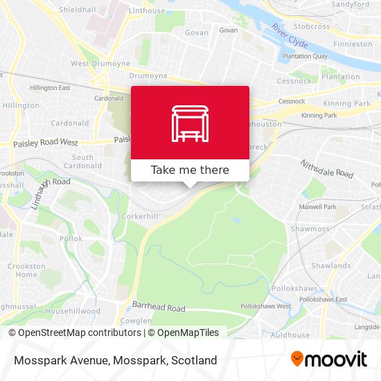 Mosspark Avenue, Mosspark map