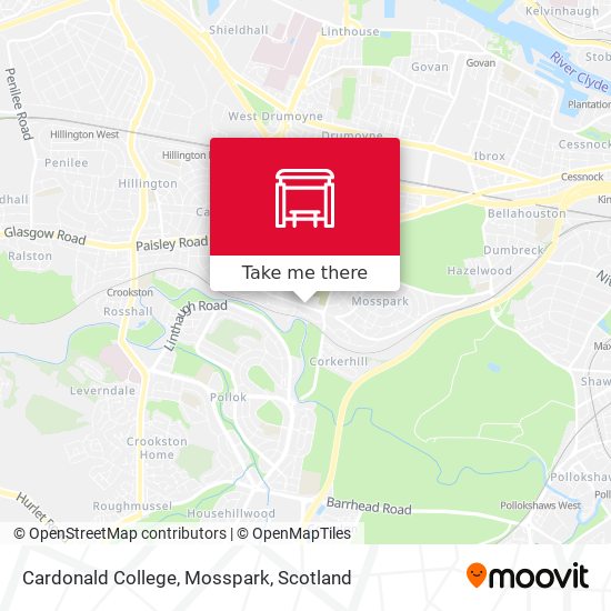 Cardonald College, Mosspark map
