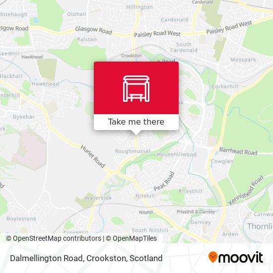 Dalmellington Road, Crookston map