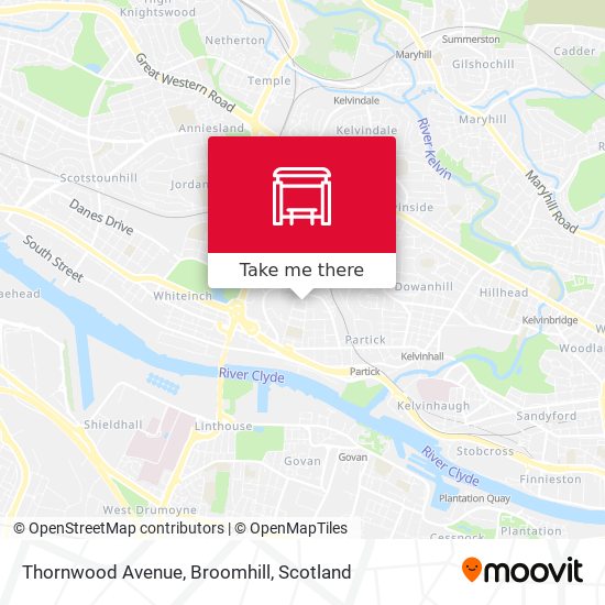 Thornwood Avenue, Broomhill map