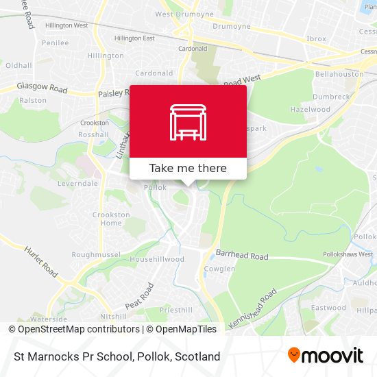 St Marnocks Pr School, Pollok map