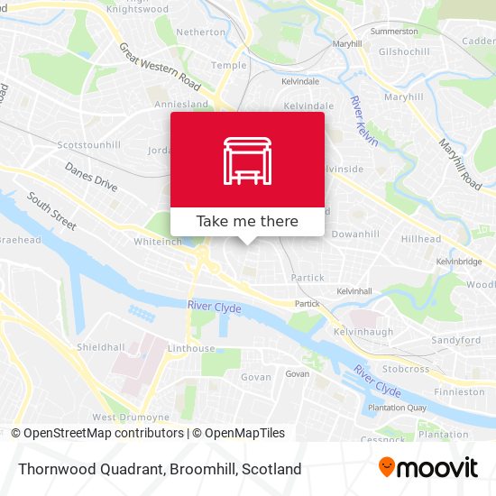 Thornwood Quadrant, Broomhill map