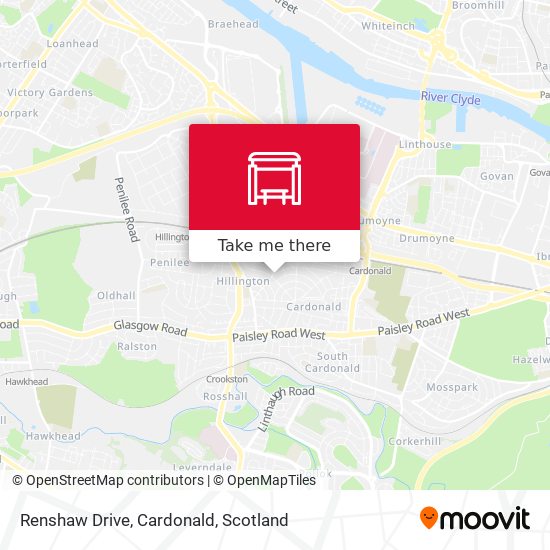 Renshaw Drive, Cardonald map