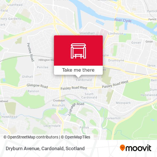 Dryburn Avenue, Cardonald map