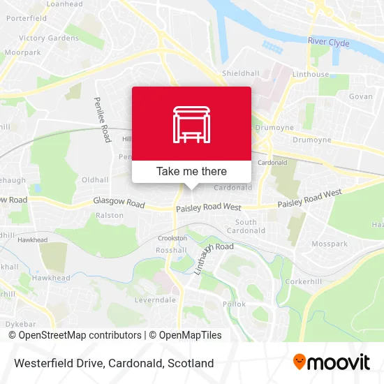 Westerfield Drive, Cardonald map