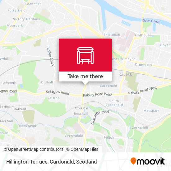 Hillington Terrace, Cardonald map