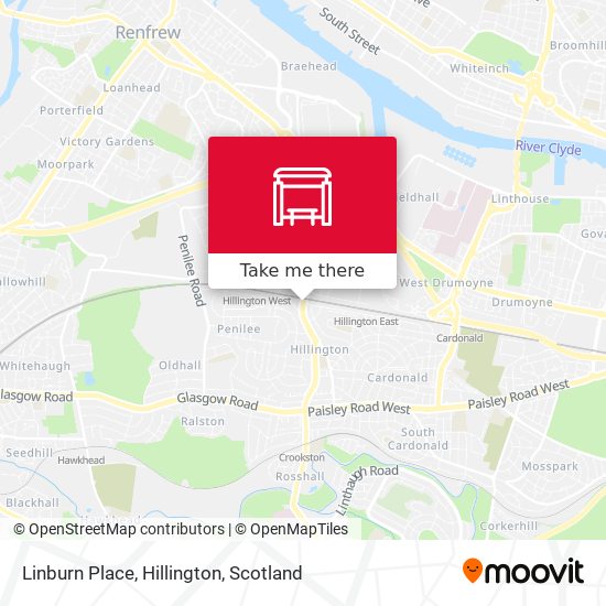 Linburn Place, Hillington map