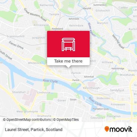 Laurel Street, Partick map