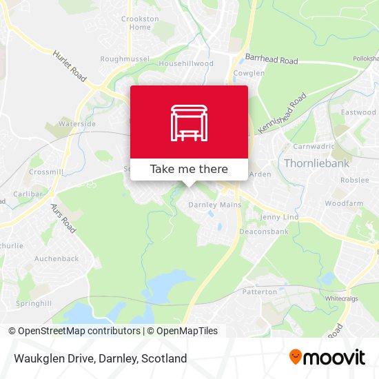 Waukglen Drive, Darnley map