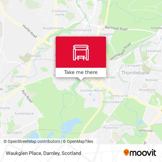 Waukglen Place, Darnley map