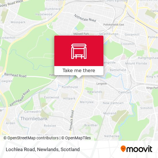 Lochlea Road, Newlands map