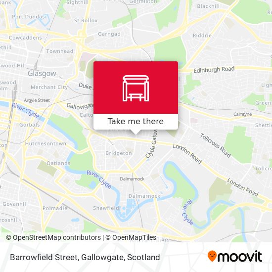 Barrowfield Street, Gallowgate map