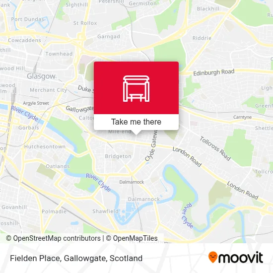 Fielden Place, Gallowgate map