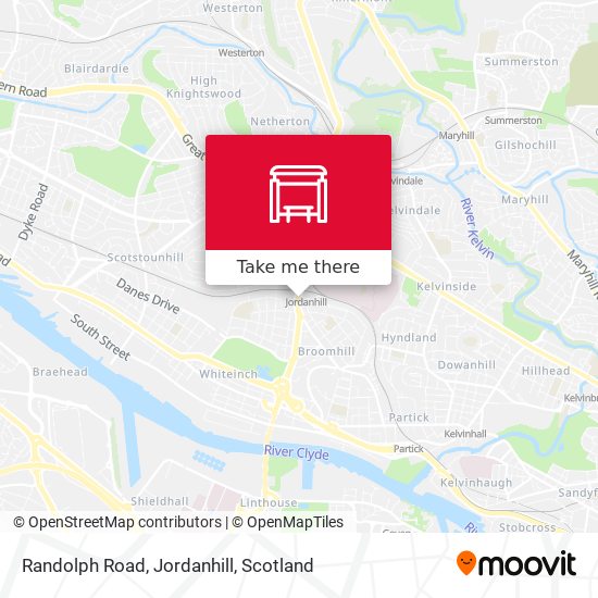 Randolph Road, Jordanhill map